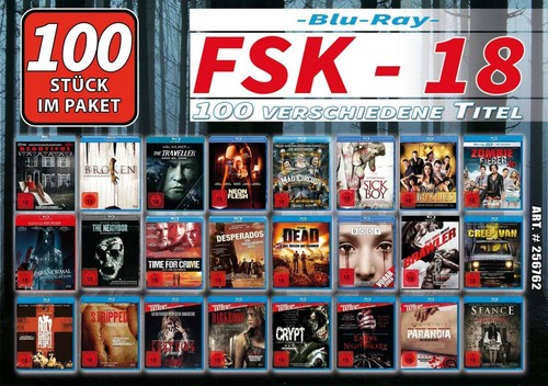 Filmpaket diverse titel - diverse, 100