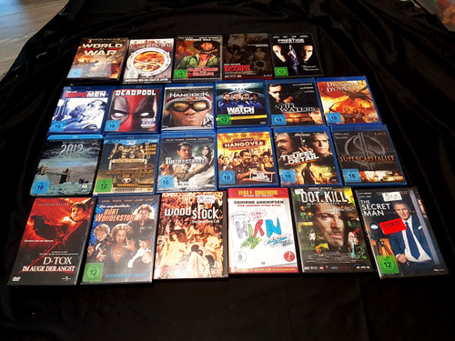 Blu rays dvds 11 - -, ovp