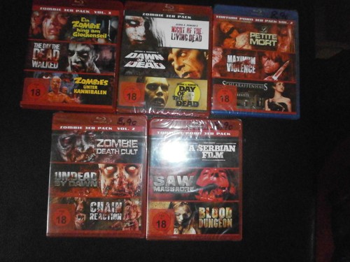 Horror filmpaket 15 filme - filmpaket,